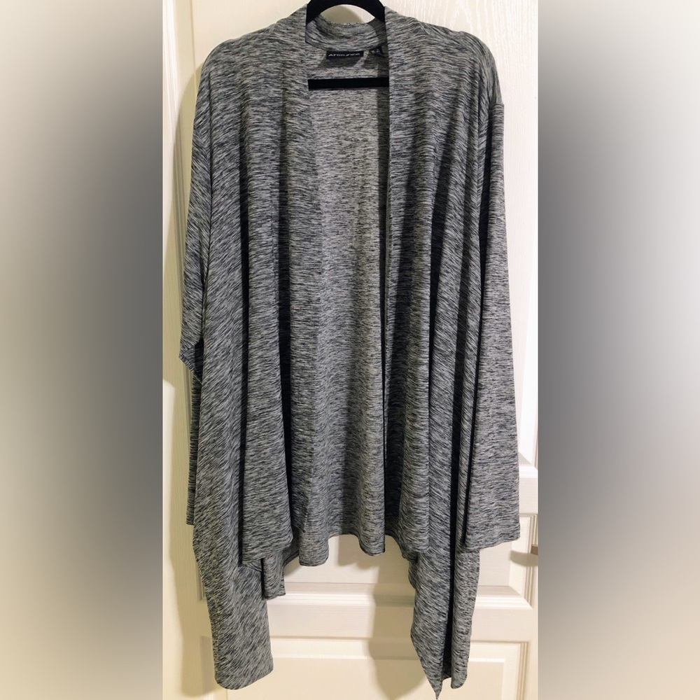 Attitudes by Renee Cardigan (Light Weight) black/white 3x